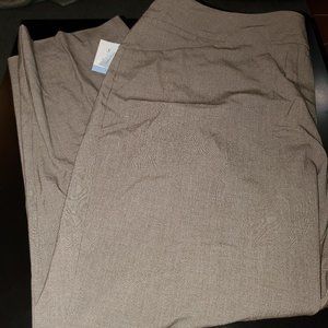NWT Croft & Barrow taupe pull-on dress pants (22W)